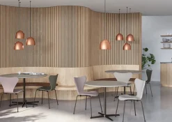 Piet Hein A603 cafébord, 100 x 100 cm fra Fritz Hansen