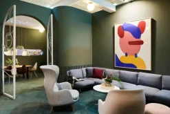 Piet Hein A203 Sofabord, 100 x 100 cm fra Fritz Hansen