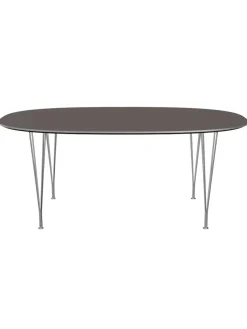 Piet Hein B611 Superellipse spisebord, 135 x 90 cm fra Fritz Hansen