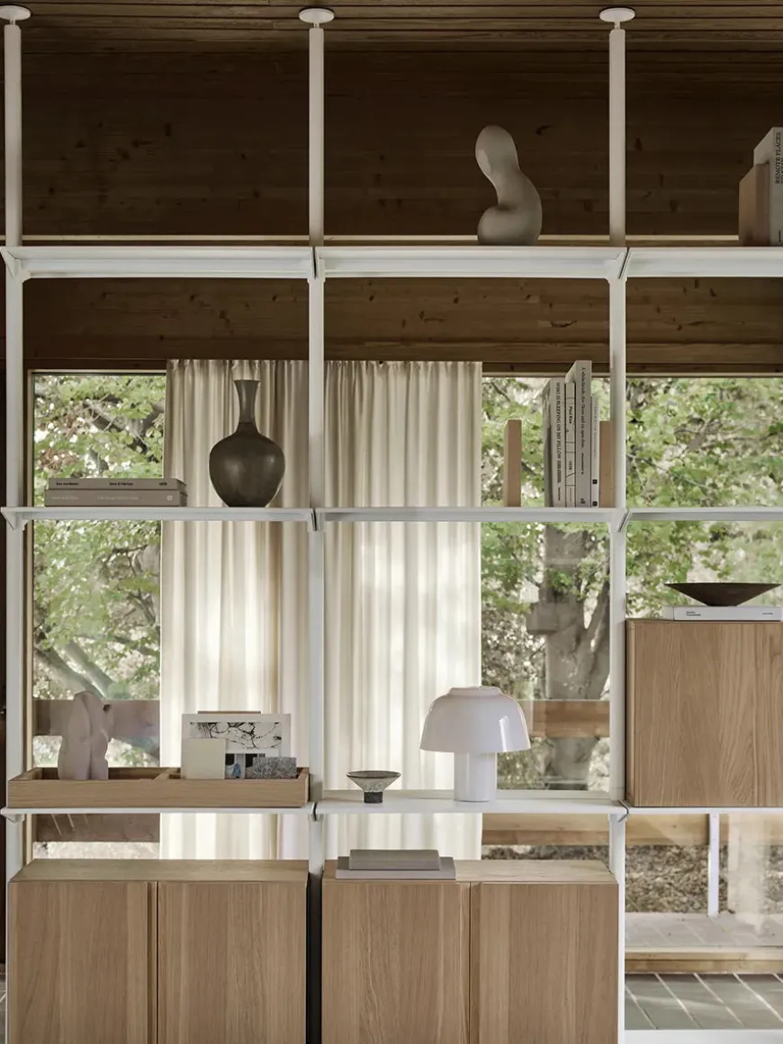 Pira G2 Floor-to-Ceiling Shelving Bundle C fra String