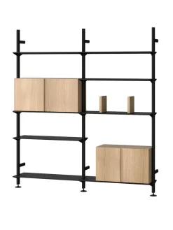 Pira G2 Floor-to-Wall Shelving Bundle D fra String