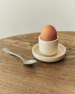 Pisu 18 Egg Cup, vanilla white fra Louise Roe