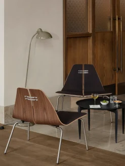 PK23 forsidepolstret, Walnut af Poul Kjærholm