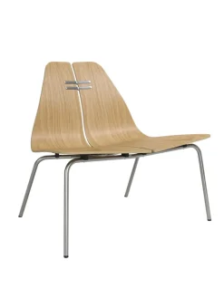 PK23 Lounge Chair, walnut/steel af Poul Kjærholm