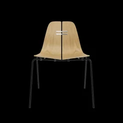 PK3 spisebordsstol, sort ask af Poul Kjærholm