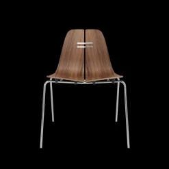 PK3 spisebordsstol, sort ask af Poul Kjærholm