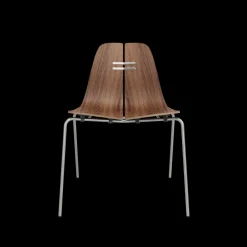 PK3 spisebordsstol, sort ask af Poul Kjærholm