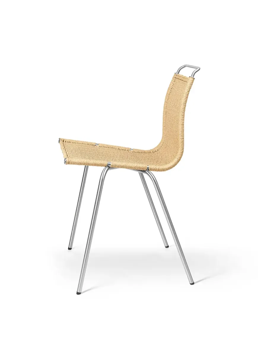 PK1 Stol, stål stel af Poul Kjærholm