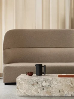 Plinth Low Grey Kendzo marmor fra Audo Copenhagen