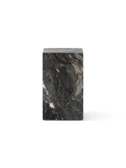 Plinth Tall Black Nero Marquina marmor fra Audo Copenhagen
