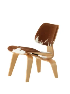Plywood Group LCW, ash/calf's skin fra Vitra