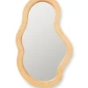 Pond Mirror Medium, rattan fra Ferm Living