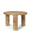 Post Coffee Table, burl veneer fra Ferm Living