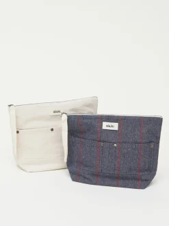 Pouch Pocket Canvas, pure ecru fra Aiayu