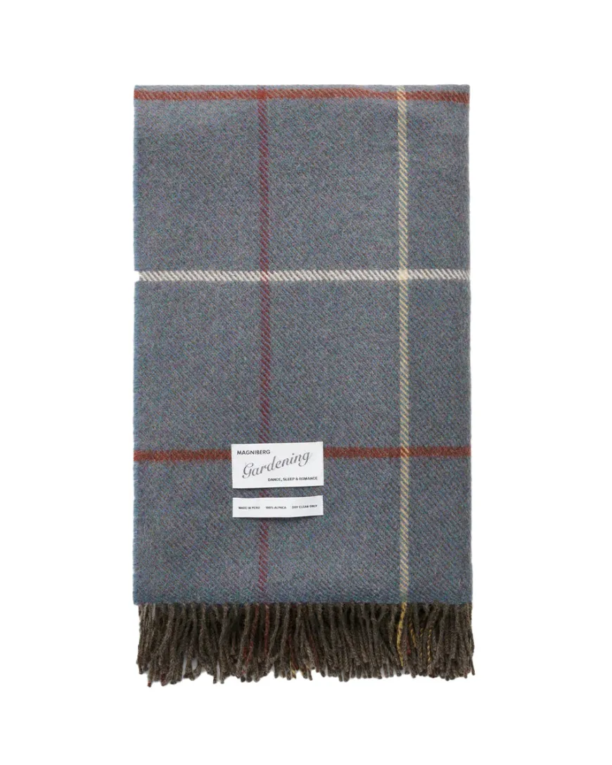 Princess blanket - Poppy seed blue fra Magniberg