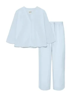 Pyjamas Poplin, pure ecru fra Aiayu