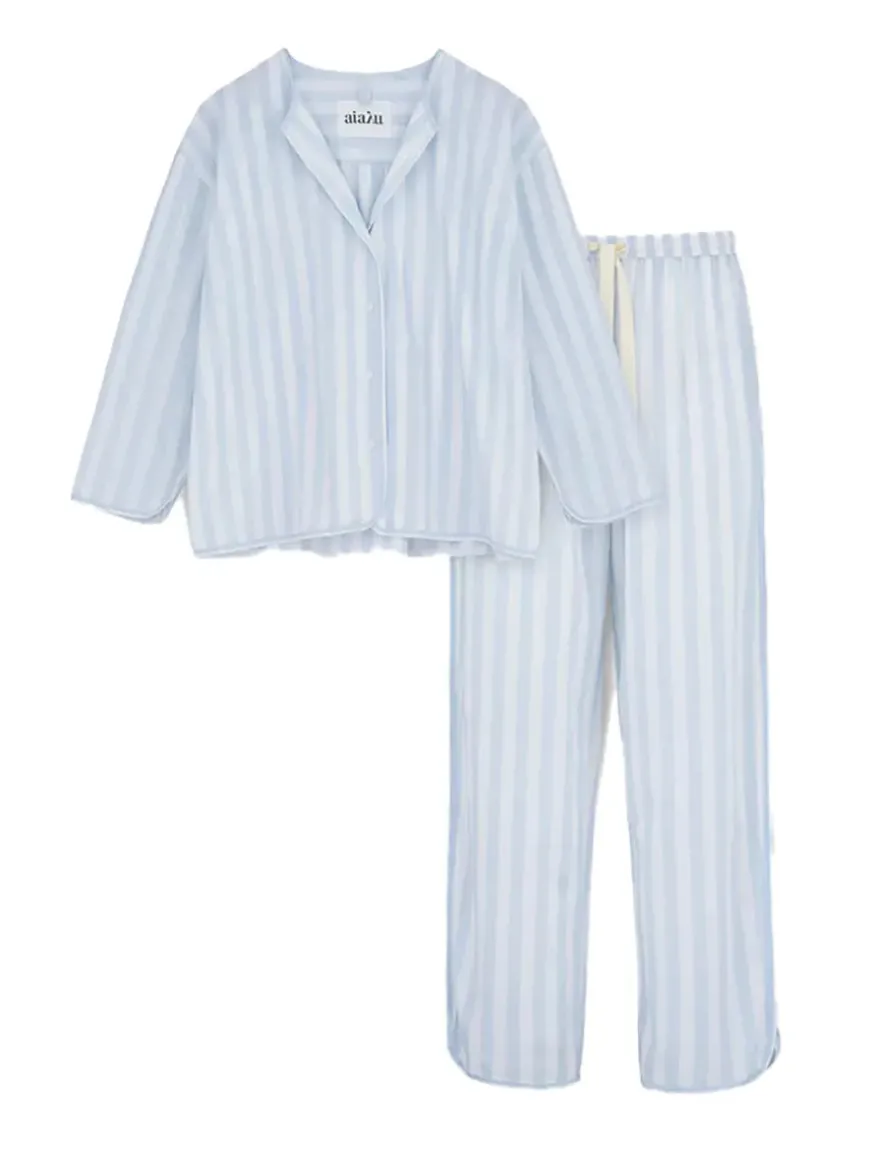 Pyjamas Poplin, pure ecru fra Aiayu