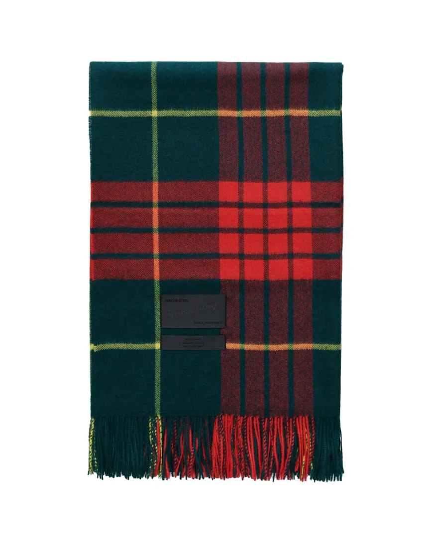 Queen blanket - Field yellow tartan fra Magniberg