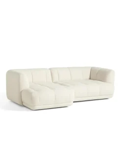 Quilton 2,5 pers. Sofa, kombination 19, venstre fra Hay