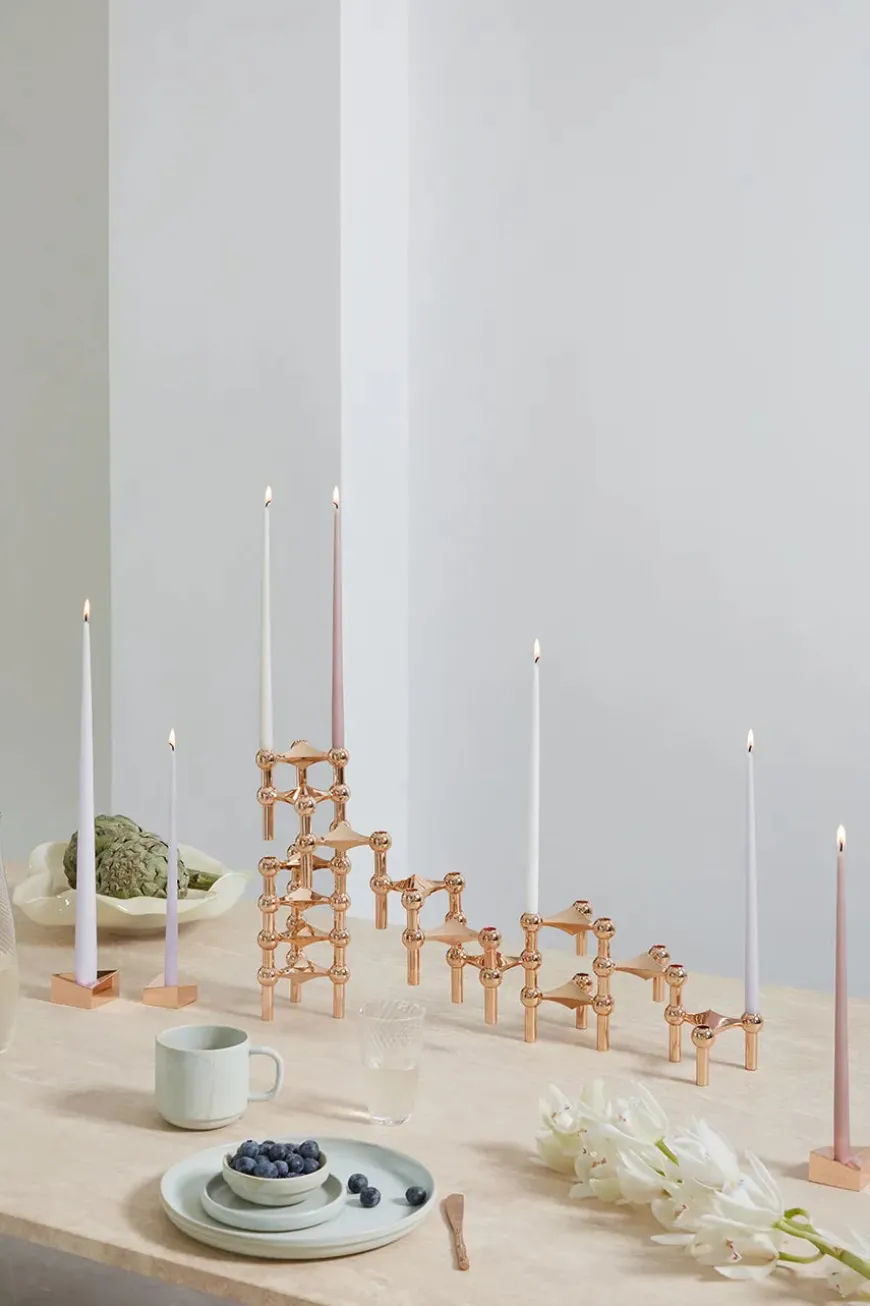 Reflect Lysestage, rosa guld fra STOFF Nagel