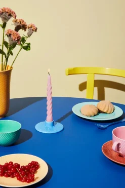 Rhombe Kronelysestage fra Lyngby Porcelæn