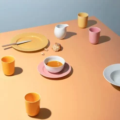 Rhombe krus, blå fra Lyngby Porcelæn