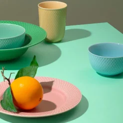 Rhombe krus, gul fra Lyngby Porcelæn