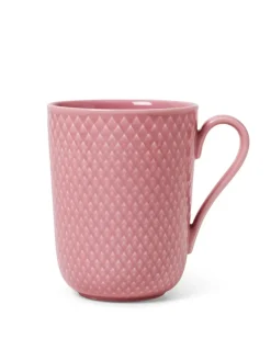 Rhombe krus m. hank, gul fra Lyngby Porcelæn