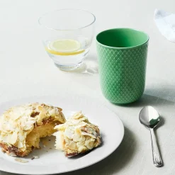 Rhombe krus, turkis fra Lyngby Porcelæn