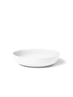 Rhombe serveringsskål, hvid fra Lyngby Porcelæn
