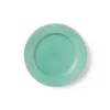 Rhombe tallerken, aqua Ø21 cm fra Lyngby Porcelæn