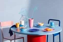 Rhombe tallerken, mørk blå Ø23 cm fra Lyngby Porcelæn