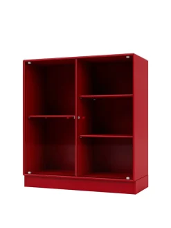 Ripple II Vitrineskab, inkl. sokkel fra Montana