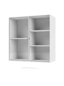 Ripple II Vitrineskab, inkl. ben fra Montana