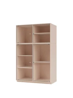 Ripple III Vitrineskab, inkl. ben fra Montana