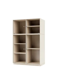 Ripple III Vitrineskab, inkl. ben fra Montana