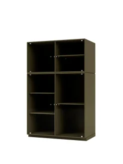 Ripple III Vitrineskab, inkl. ben fra Montana