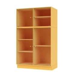 Ripple III Vitrineskab, inkl. ben fra Montana