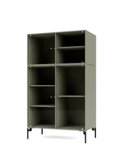 Ripple III Vitrineskab, inkl. ben fra Montana