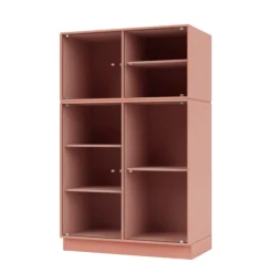 Ripple III Vitrineskab, inkl. ben fra Montana