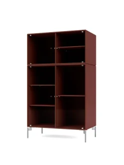 Ripple III Vitrineskab, inkl. ben fra Montana