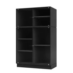 Ripple III Vitrineskab, inkl. sokkel fra Montana