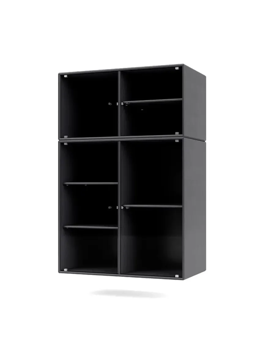 Ripple III Vitrineskab, inkl. sokkel fra Montana