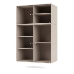 Ripple III Vitrineskab, inkl. sokkel fra Montana