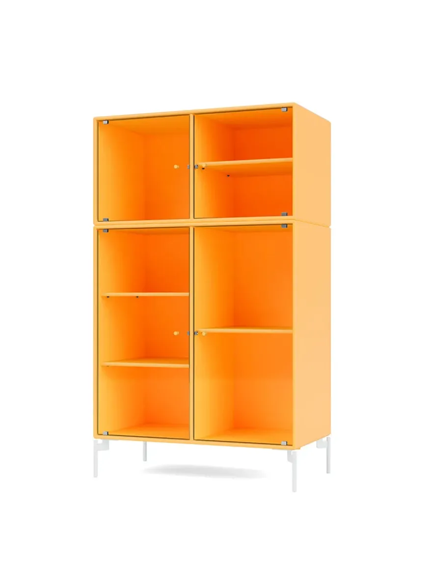 Ripple III Vitrineskab, inkl. sokkel fra Montana