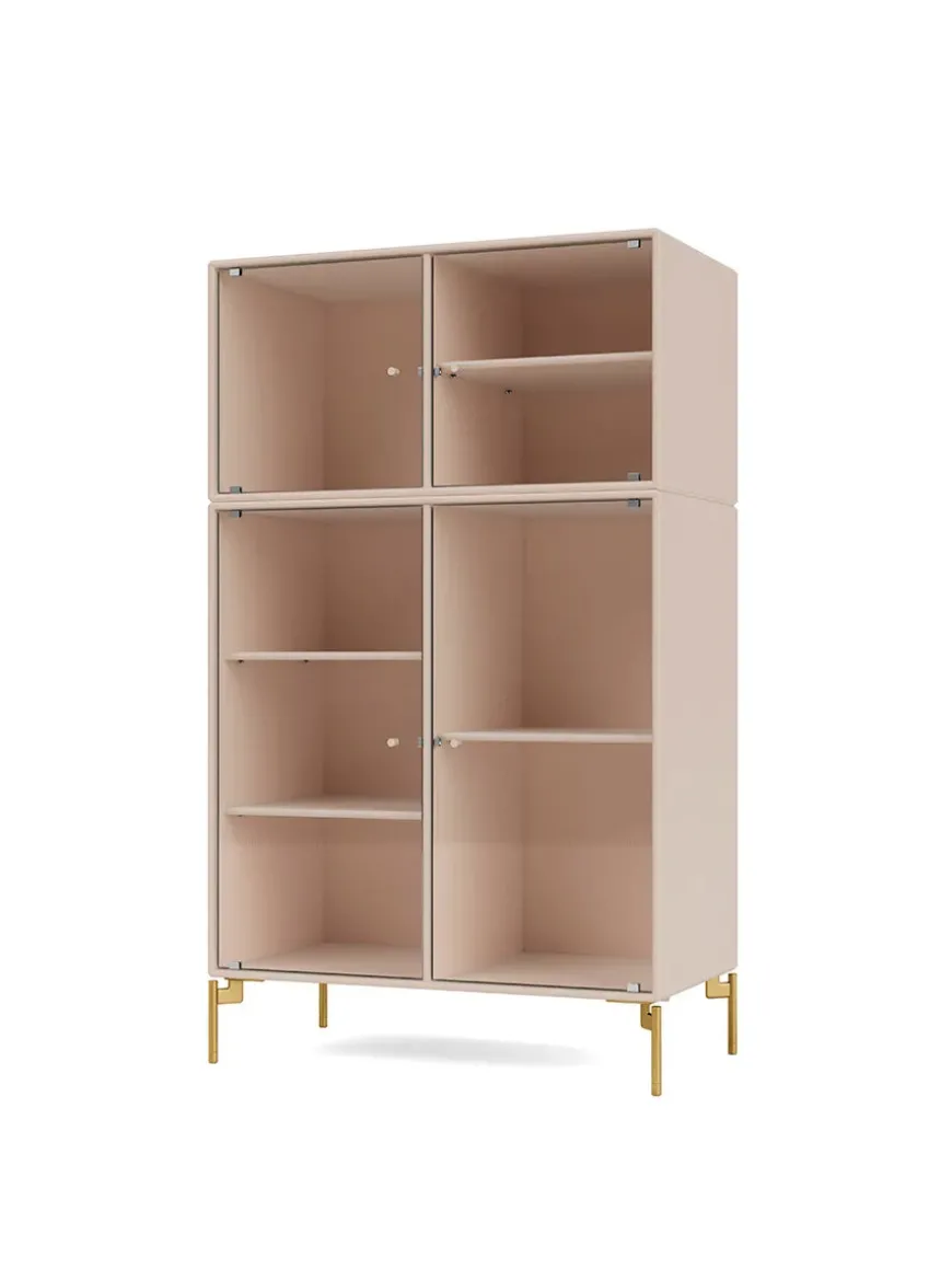 Ripple III Vitrineskab, inkl. sokkel fra Montana