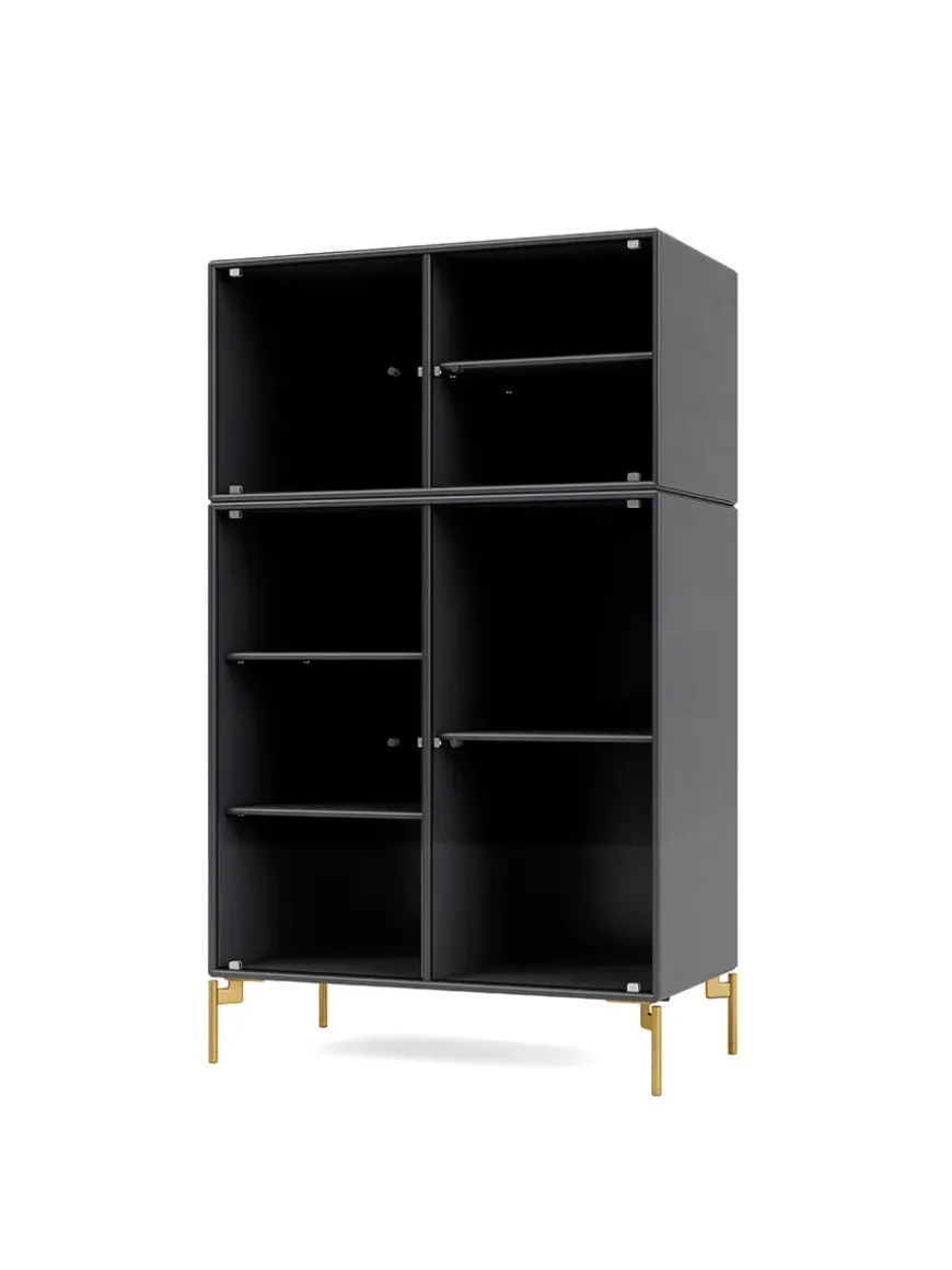 Ripple III Vitrineskab, inkl. sokkel fra Montana