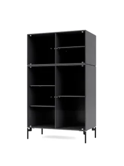 Ripple III Vitrineskab, inkl. sokkel fra Montana