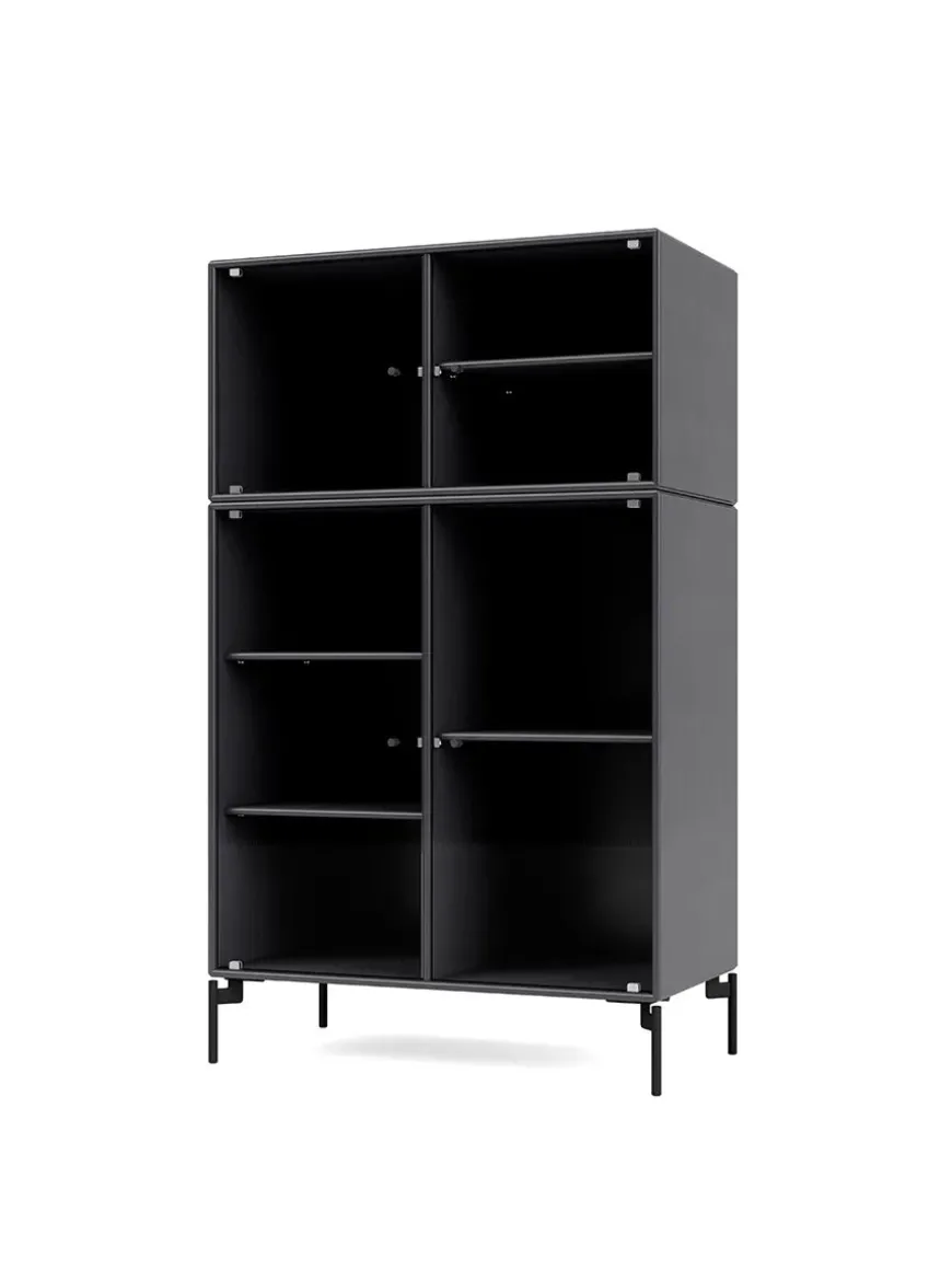 Ripple III Vitrineskab, inkl. sokkel fra Montana