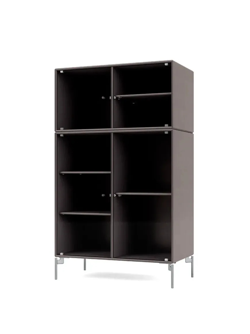 Ripple III Vitrineskab, inkl. sokkel fra Montana